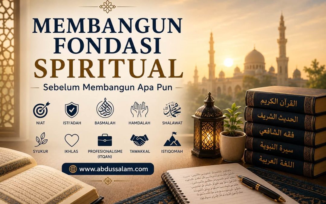 Membangun Fondasi Spiritual Sebelum Membangun Apa Pun